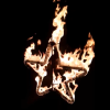 Small Star Shaped Fire Sculpture - Image 3